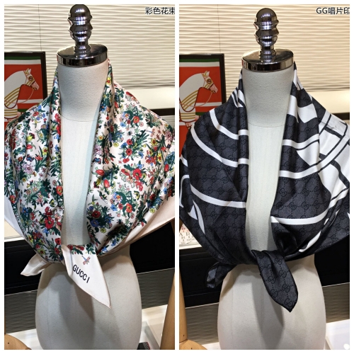 No.90128 Scarves and shawls 2021 GUCCI  90*90cm  100% top twill silk