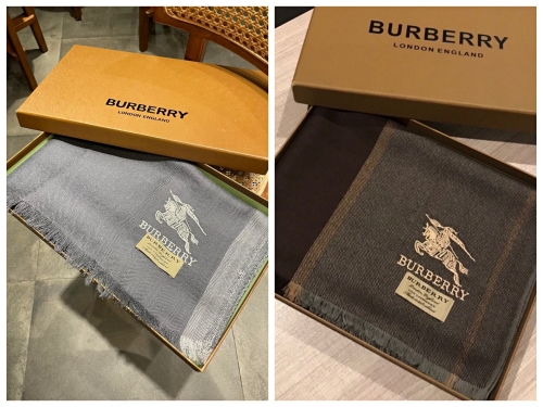 No.90096 Scarves and shawls 2021 BURBERRY 46*190cm   Embroidered Horse Label Men’s scarf