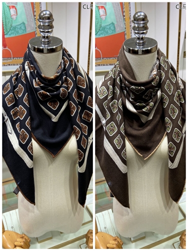 No.90165 Scarves and shawls 2021 CELINE  110*110cm  100% pure cashmere