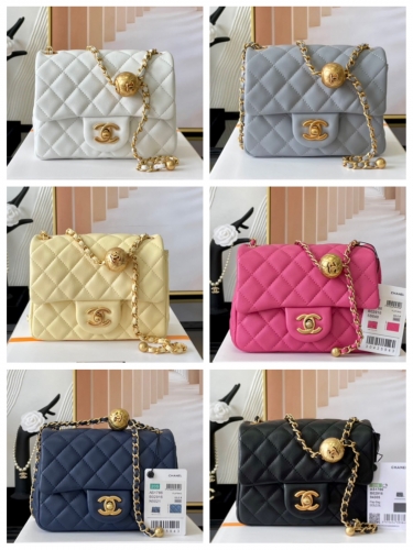 No.50248 Chanel AS1786 17cmX13cmX7cm, CF mini17 flap chian bag