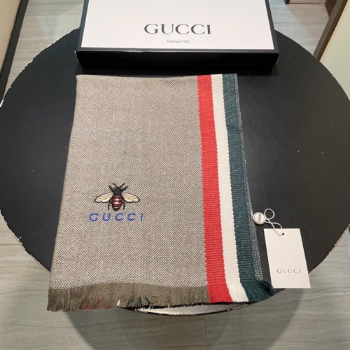 No.90175 Scarves and shawls 2021  GUCCI  32*180cm  Cashmere