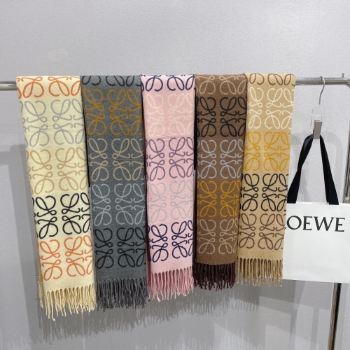 No.90180 Scarves and shawls 2021 LOEWE  180*70cm   Anagram