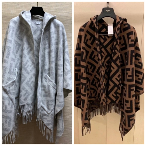 No.90187 Scarves and shawls 2021  Fendi  CAPES, pure cashmere