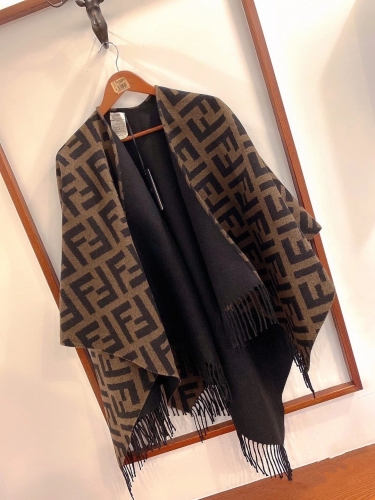 No.90200 Scarves and shawls 2021 Fendi  A Cape with two sides and two colors