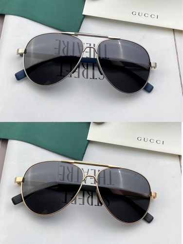 No.90243 GUCCI 2021 Men’s round huff sunglasses  G0039