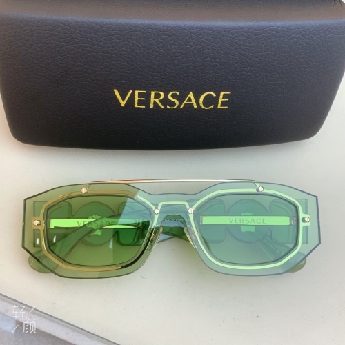 No.90222  Versace 2021  size：51-20-145  The perfect metal plating matches the crystal texture of the frame leg with the Medusa head