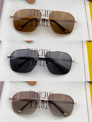 No.90257  Montblanc  Polarized metal men’s large-frame sunglasses  W909