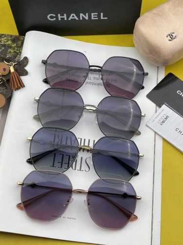 No.90253 CHANEL  Camellias, stylish big-framed sunglasses  CH0660