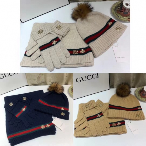 No.90263 Scarves and shawls  GUCCI  30*190cm  70% cashmere, 30% rabbit hair