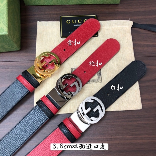 No.90282 Gucci 38mm Original single imported PVC with leather, pure copper hardware