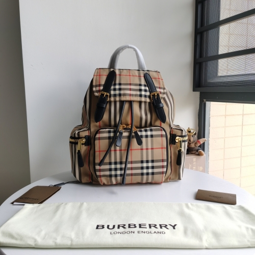 No.51077  BURBERRY 22*11*33cm  Vintage Gingham cotton fabric