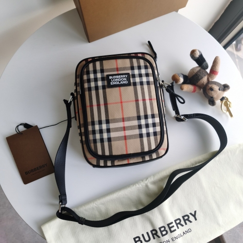 No.51094 BURBERRY  80233811  17 x 5.5 x 22cm  Vintage Vintage Vintage plaid bonded cotton