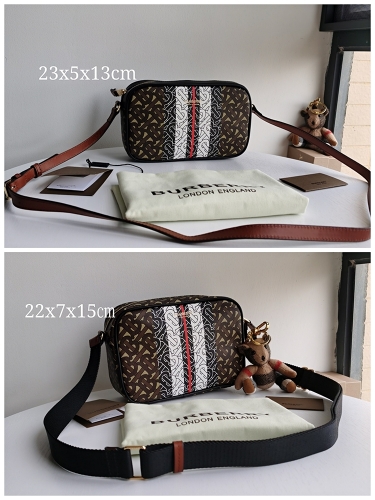 No.51126  BURBERRY  22*7*15cm / 23*5*13cm  Exclusive logo, stripes, eco-friendly canvas