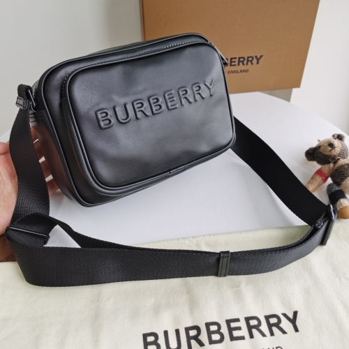 No.51117 BURBERRY 22.5*8*14.5cm  The first layer of imported calfskin, embossed logo small SATCHEL