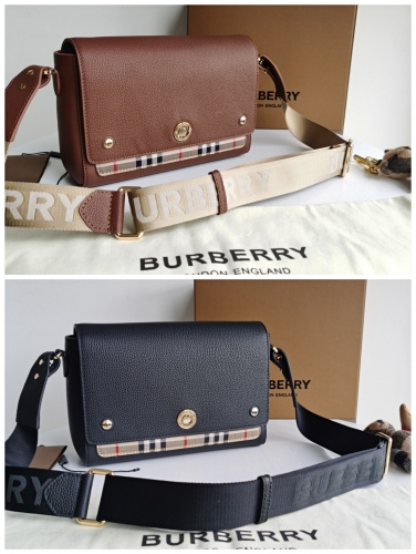 No.51125 BURBERRY 80211101  25 x 18 x 8.5cm Diagonal backpack, grain leather with Vintage Vintage checkered