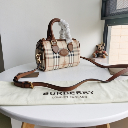 No.51149 BURBERRY 20*14*11cm  vintage Boston bag