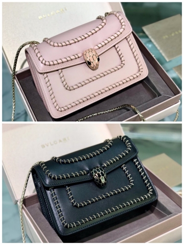 No.51204 BVLGARI 288113 16.5×11×5cm Double chain