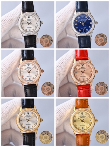 No.90358 2021 Lady Jewelry Series, the original import of fully automatic mechanical movement, 904 steel case, Ceramic Steel Belt/italy selected calfs