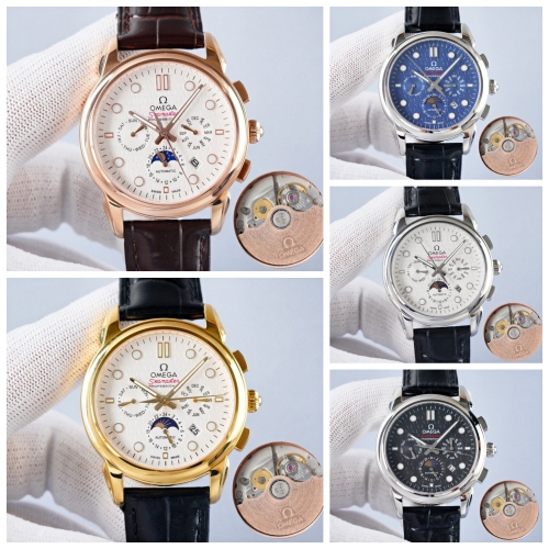 No.90427 2021 41mm Men’s watch, Japanese original 9100 multi-function Automatic Mechanical Movement, 316 steel case, white enamel Super Luminous Mirro