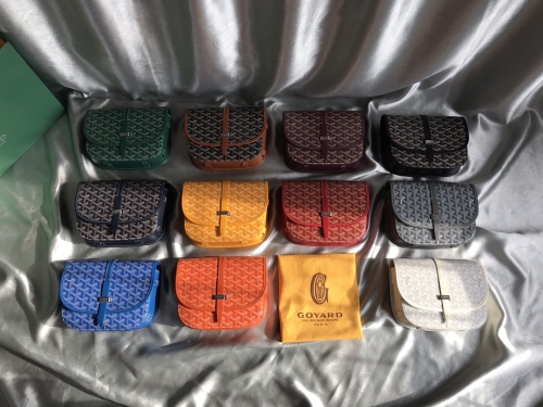 No.20205 Goyard handle bag GY020183 Belvédère messenger bag big size 28cm 11colors GY020198 21*16*6cm