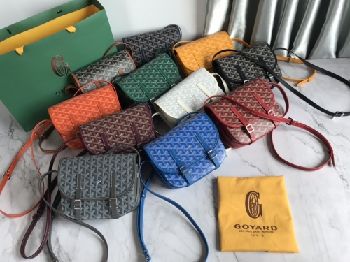 No.20206 Goyard handle bag GY020097 Belvédère messenger bag big size 28*19*7.5cm 11colors GY020098 22×17×9.5cm