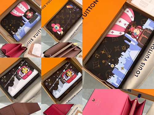 No.51316 M68488 11X8x2cm Zip zero wallet   M69054 19X10cm wallet   M62090  M68492 12X9.5X2.5cm  wallet  M68491 19.0 x 10.5 x 2.0 cm Sarah wallet