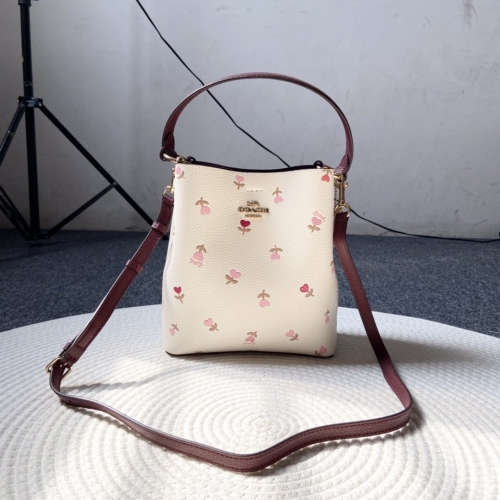 No. 51568 2811  21*22*12cm Town small love printing Bucket Bag