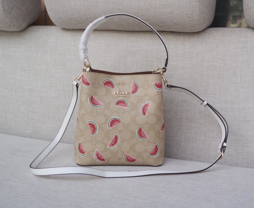 No. 51566  1619  21*22*12cm Charlie Bucket 21 watermelon Bucket Bag