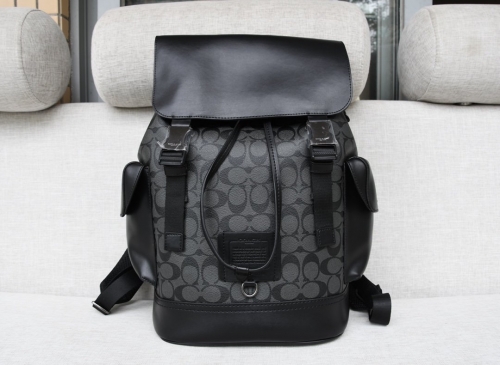 No. 51886  40344  27.5*40*15cm  Classic men's old flower backpack men's backpack flip drawstring mountaineering bag