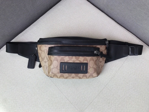 No. 51826  78727 Waist bag, chest bag, fashionable shoulder bag, hollow out and breathable mesh on the back, with 3 compartments