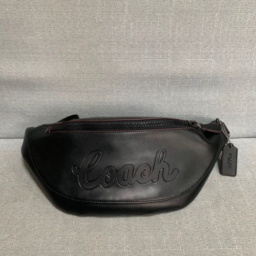 No. 51825  76799  30*12*11cm  Embossed full leather sports waist bag