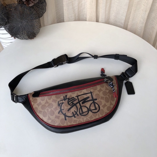 No. 51838   4590  30*12*11cm  Classic logo Abstract carriage graffiti ridington waist bag