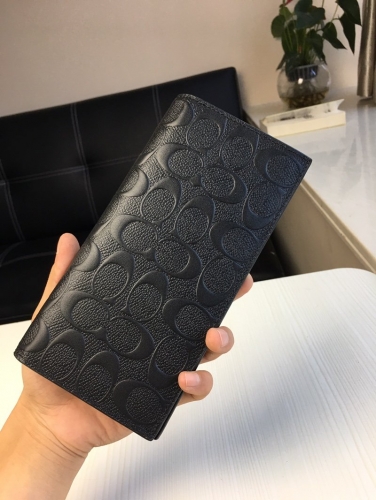 No. 51987  75365  20*10cm  Men's half fold suit wallet wallet embossed Long Wallet