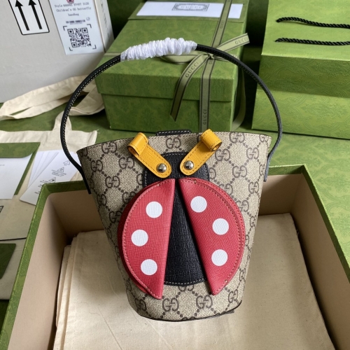 No. 52149    666277   11*20*16.5cm  Marmont series, hand twisted bucket bag floating insect pattern