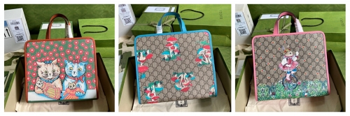 No. 52164  605614   28*26.5*9cm  Cat pattern shopping bag