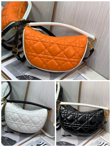 No. 52244  30*19*10cm   Dior vibe, modern show style, imported sheepskin