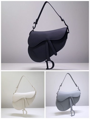 No.52340  6816  25.5x20x6.5cm Saddle bag matte, frosted buckle