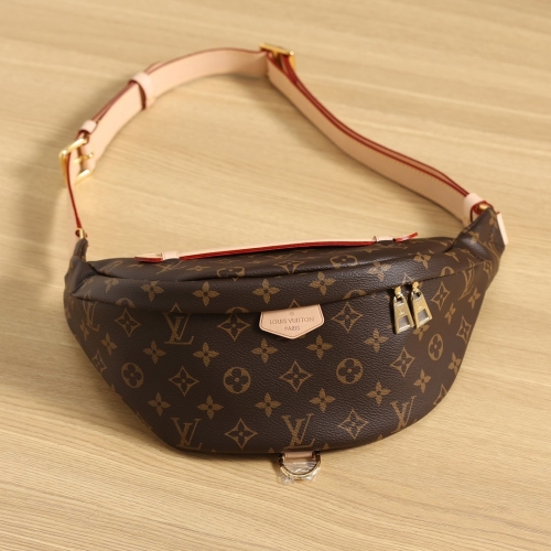 No.52366  M43644  37 x 14 x 13cm  Bumbag waist bag, Monogram canvas + cow leather