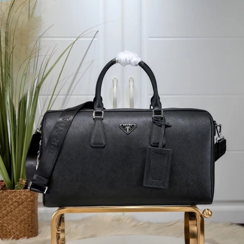 No.52439  372   45.5*25*17cm  Travel bag, imported cross grain leather