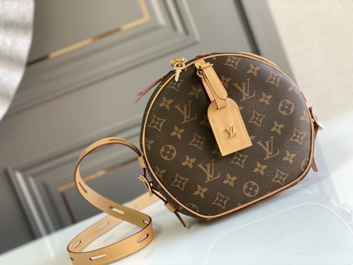 No.52605  M52294  20*22.5*8cm  Boite chapeau soft handbag, Monogram canvas