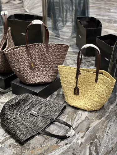 No.53096  685618   42*20*22cm   688221   55*31*28cm   Vegetable basket hollow straw woven Tote bag_,