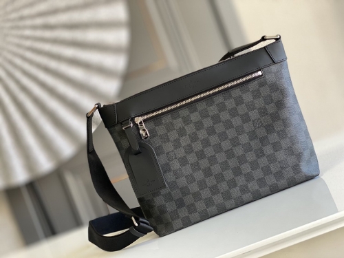 No. 53159   N40003   33*25.5*9cm  Mick small handbag, Damier Graphite Coated Canvas