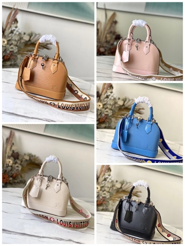 No. 52120  M40302 （57540，57426）  23.5*17.5*11.5cm     M40862   32*25*16cm   Alma BB handbag, EPI leather