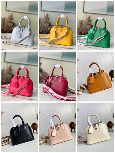 No. 53155 M40302 （57540，57426） 25*19*11cm M40862 32*25*16cm Alma BB handbag, EPI leather