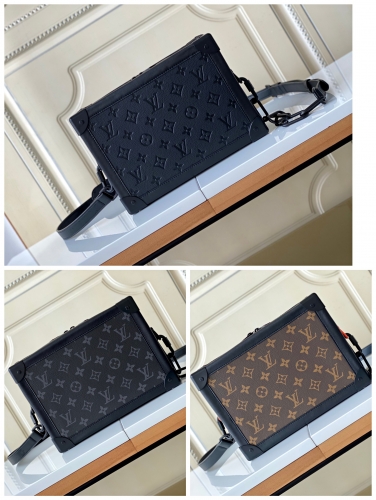 No. 53176   M55700    M44730   M44478   25*18*10cm  Soft bag, Monogram embossed taurillon leather / old flower / black flower