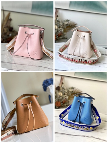 No.52612  M57691  M57693  M53610   20*20*13cm  Neonoe BB bucket bag, embroidered jacquard shoulder strap