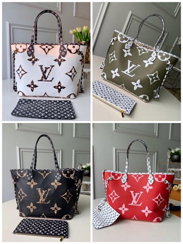 No.53255   M44716   M44676   32*29*17cm   M44568   M44567  31*28.5*17cm  Neverful medium handbag