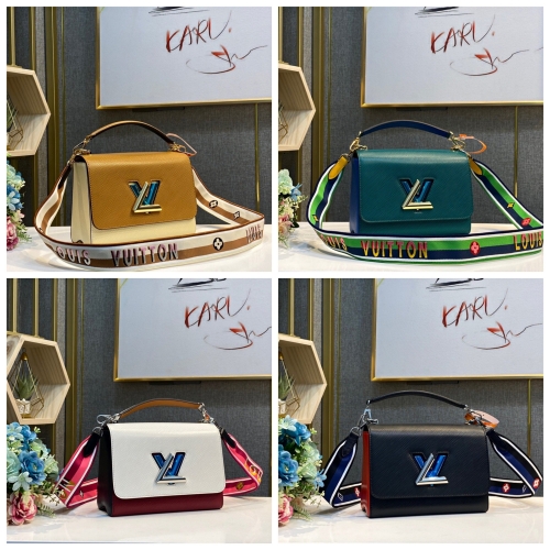 No.53245    M50280    M55851  M50282  23*18*8cm Embroidered water ripple twist women's bag