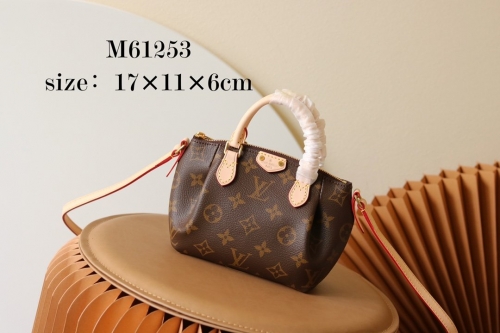 No.53278  M61253    17*11*6cm   Nano turine handbag, Monogram canvas