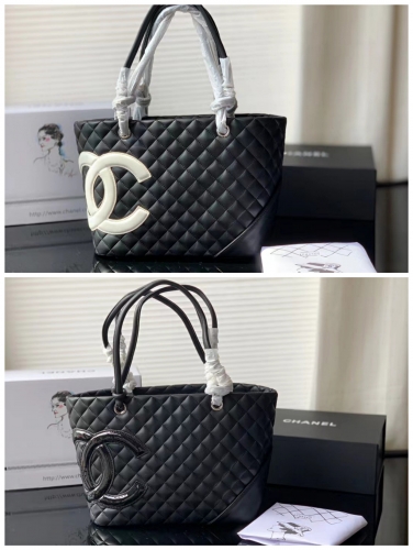 No.53346   28*38*14cm   Chanel Vintage kangpeng shopping bag